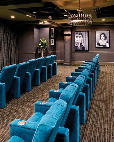 movie cinema at Encore Luxury Living